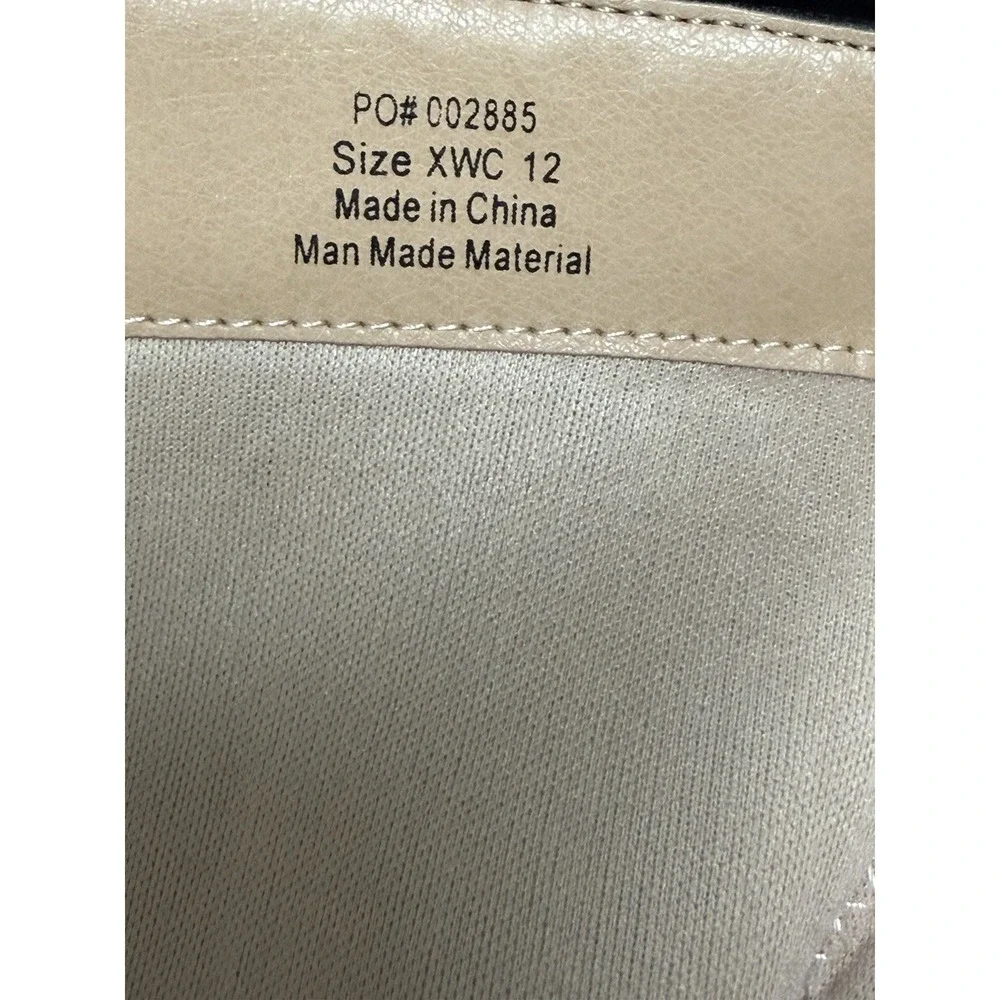 Journee Carly Collection Women's Knee-High Stacked Riding Boots Size‎ 12  New